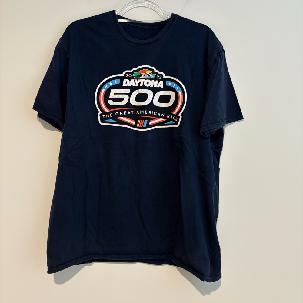NASCAR Daytona 500 2022 Men's T-Shirt navy blue‎ size XL